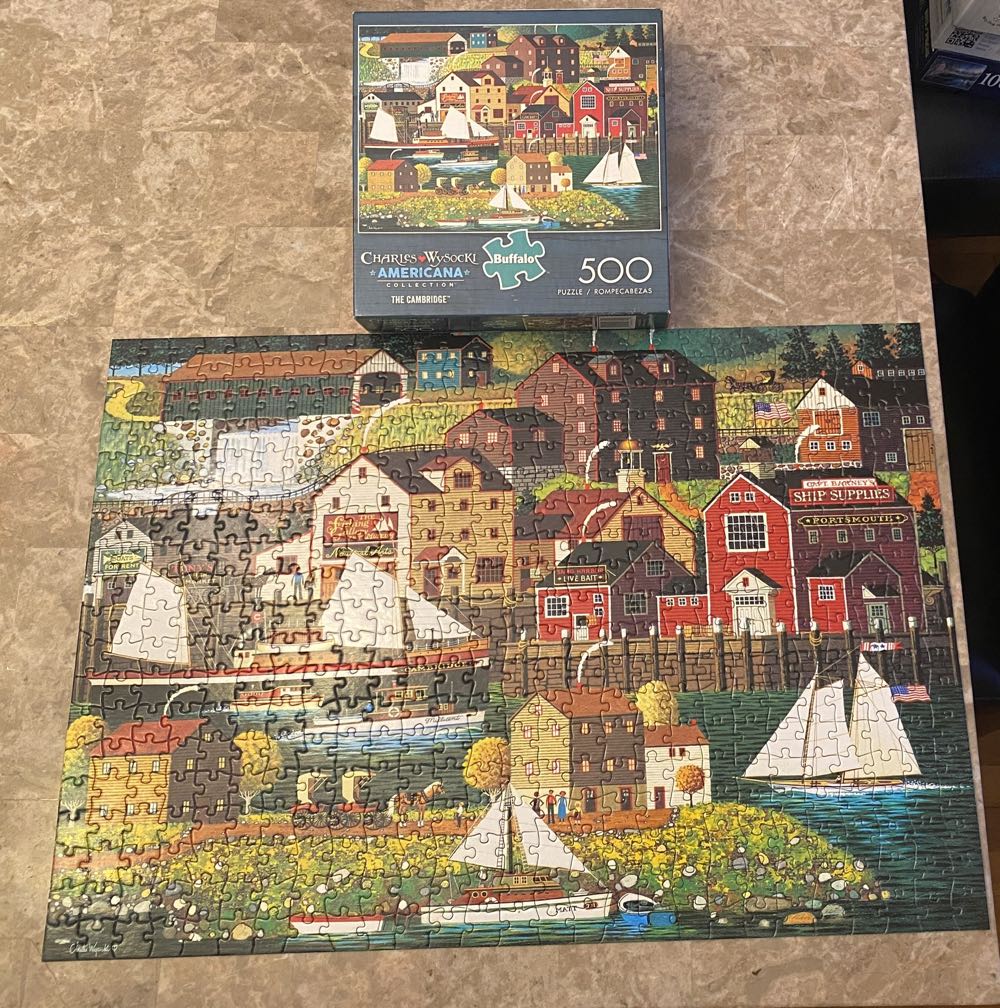 The Cambridge (v) AVAILABLE - Buffalo puzzle collectible [Barcode 079346037124] - Main Image 2