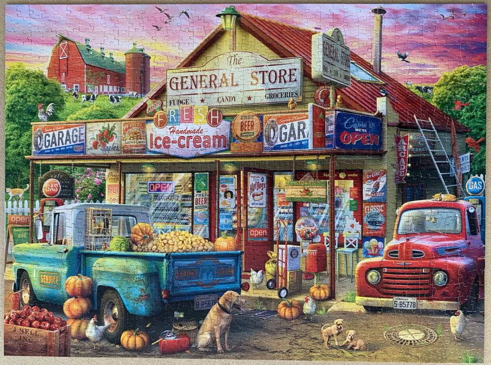Sold Country Store - Buffalo Games 🇺🇸 puzzle collectible [Barcode 079346037216] - Main Image 3