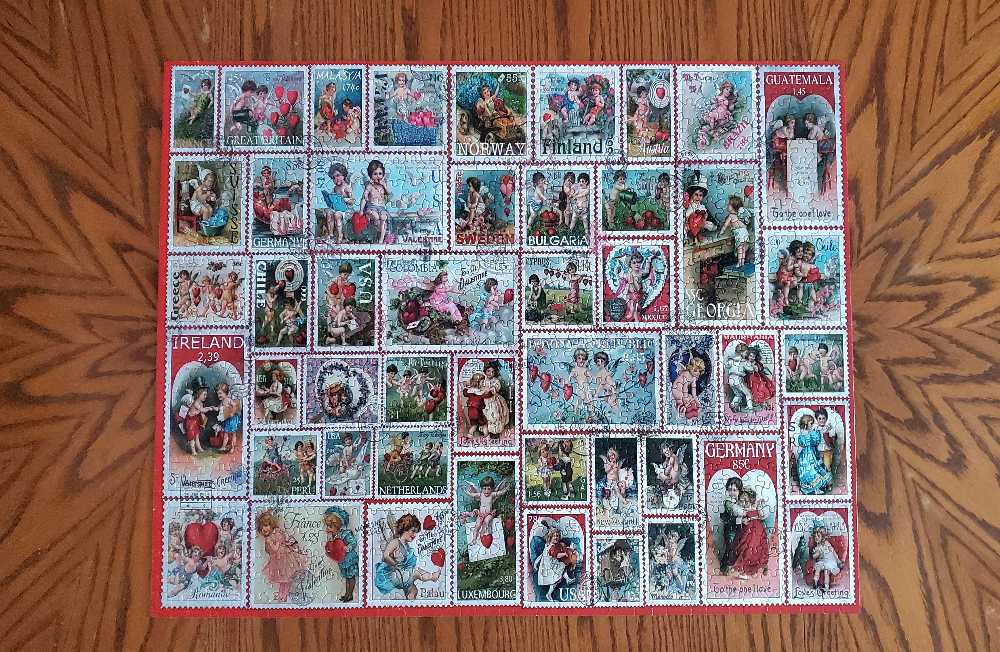 Sold - Be My Valentine - White Mountain puzzle collectible [Barcode 724819260492] - Main Image 2