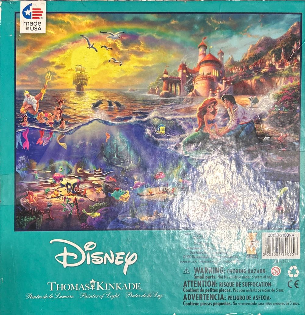 The Little Mermaid - Ceaco puzzle collectible [Barcode 021081290357] - Main Image 3