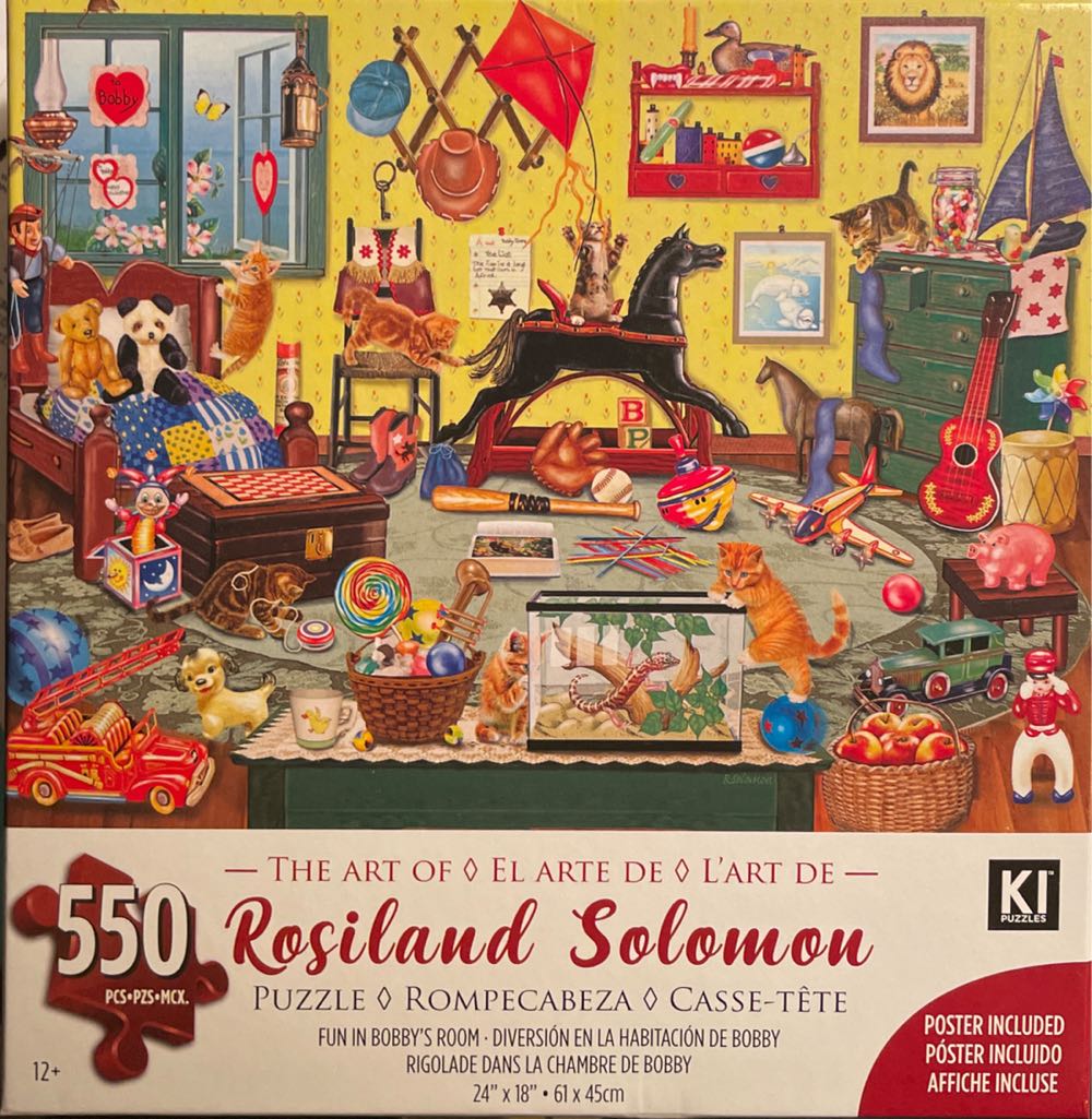 Fun In Bobby’s Room - KI Puzzles puzzle collectible [Barcode 773392024397] - Main Image 2