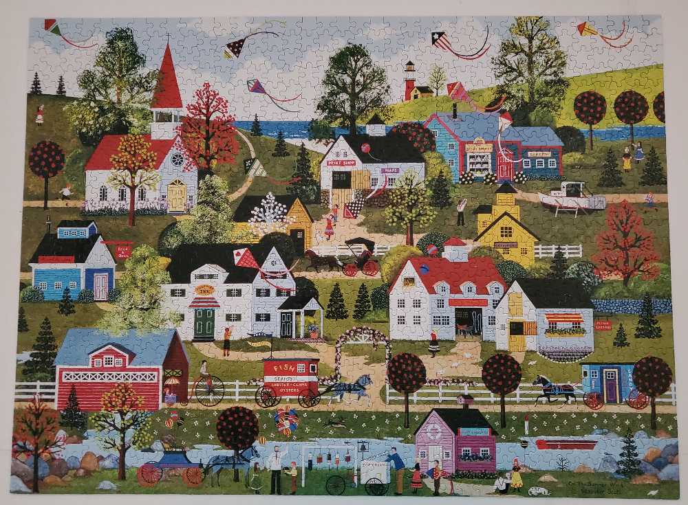 Jane Wooten Scott 1000 Piece Americana - Ceaco, Inc. puzzle collectible [Barcode 021081331470] - Main Image 2