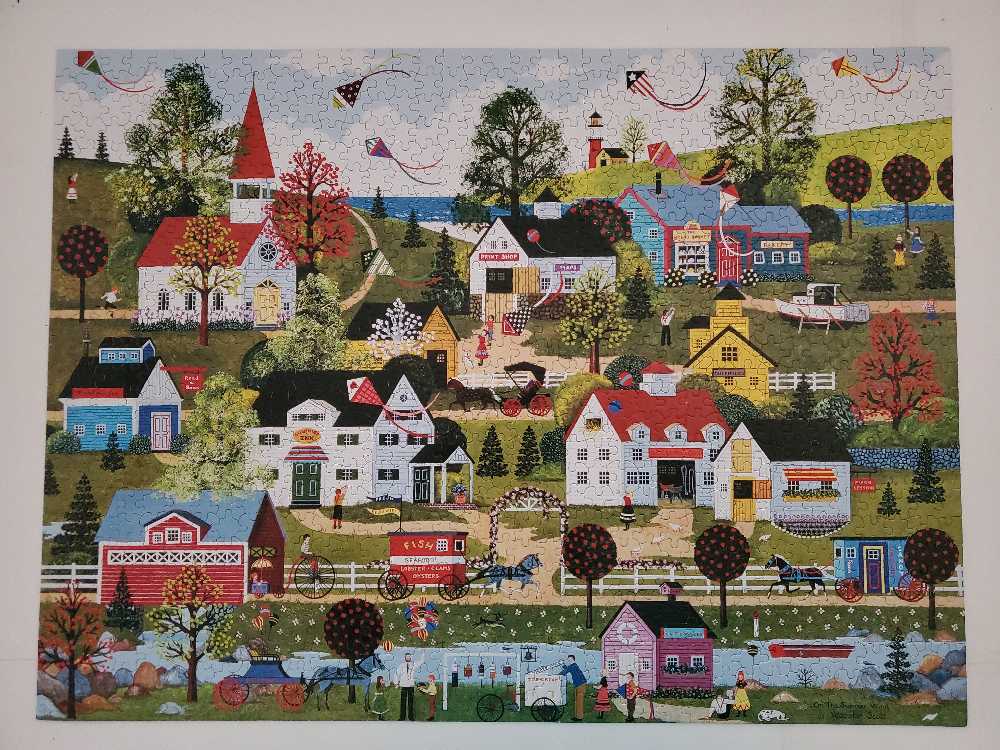 Jane Wooten Scott 1000 Piece Americana - Ceaco, Inc. puzzle collectible [Barcode 021081331470] - Main Image 3