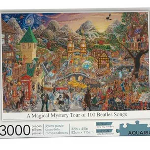 A Magical Mystery Tour of 100 Beatles Songs - Aquarius puzzle collectible [Barcode 840391119703] - Main Image 2