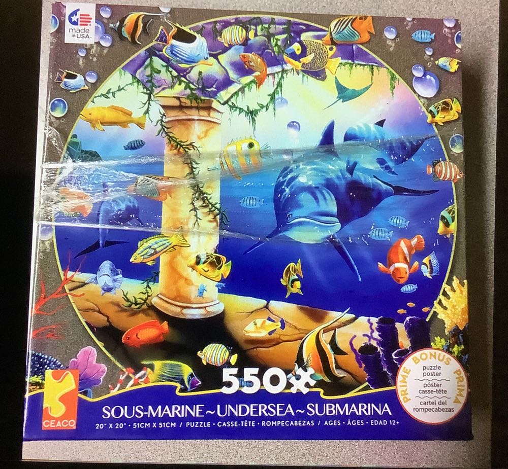 Undersea - Ceaco puzzle collectible [Barcode 021081240840] - Main Image 2