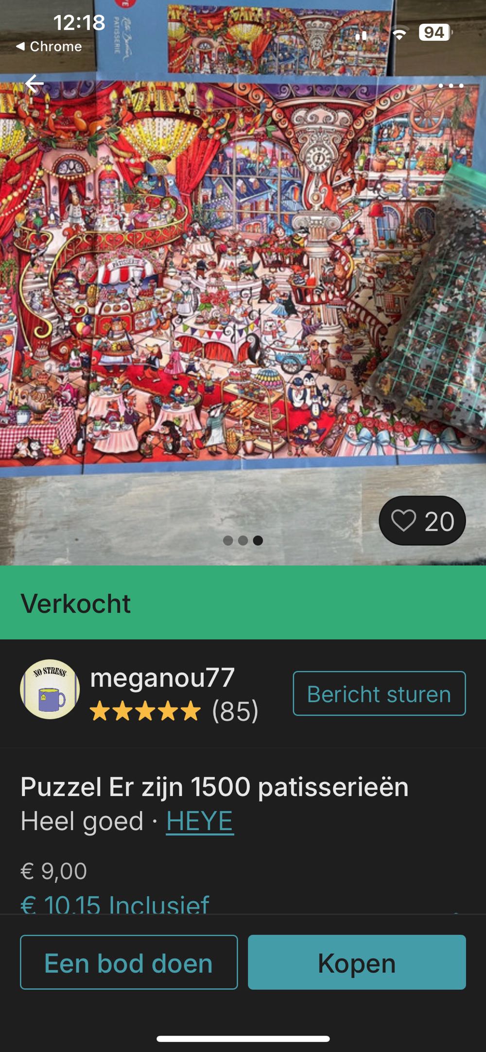 Patisserie - HEYE puzzle collectible [Barcode 4001689298890] - Main Image 4