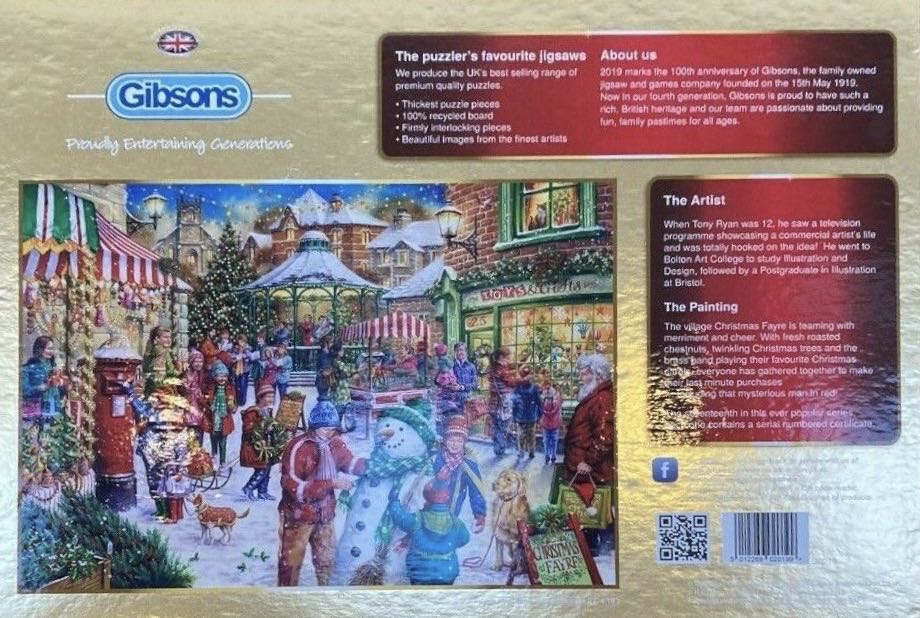 Secret Santa - Gibsons puzzle collectible [Barcode 5012269020199] - Main Image 4