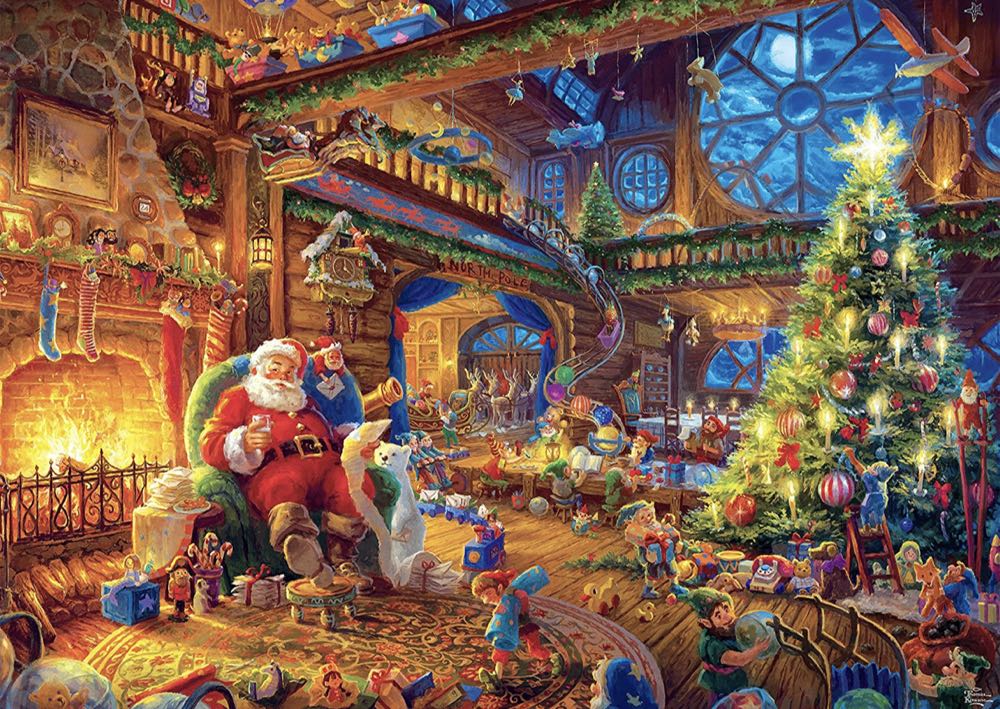 Santa’s Workshop -  Ceaco puzzle collectible [Barcode 021081350228] - Main Image 2