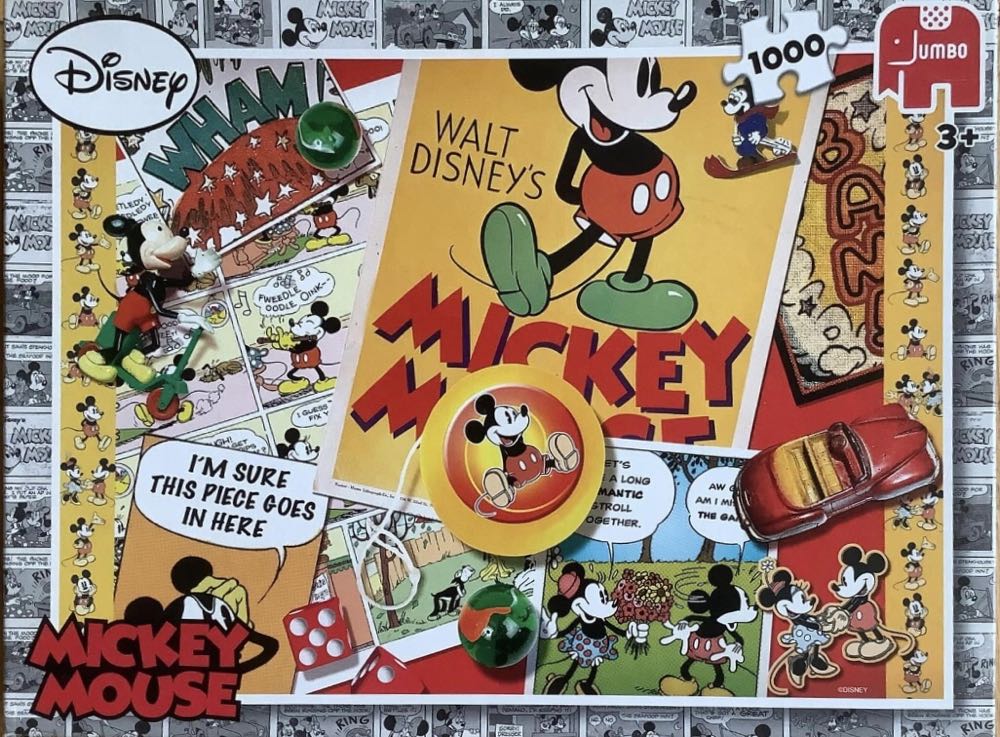 Retro Mickey Mouse - Jumbo puzzle collectible [Barcode 8710126174043] - Main Image 2
