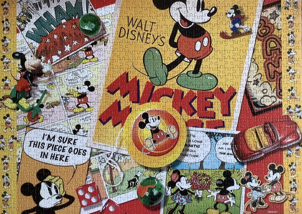 Retro Mickey Mouse - Jumbo puzzle collectible [Barcode 8710126174043] - Main Image 3