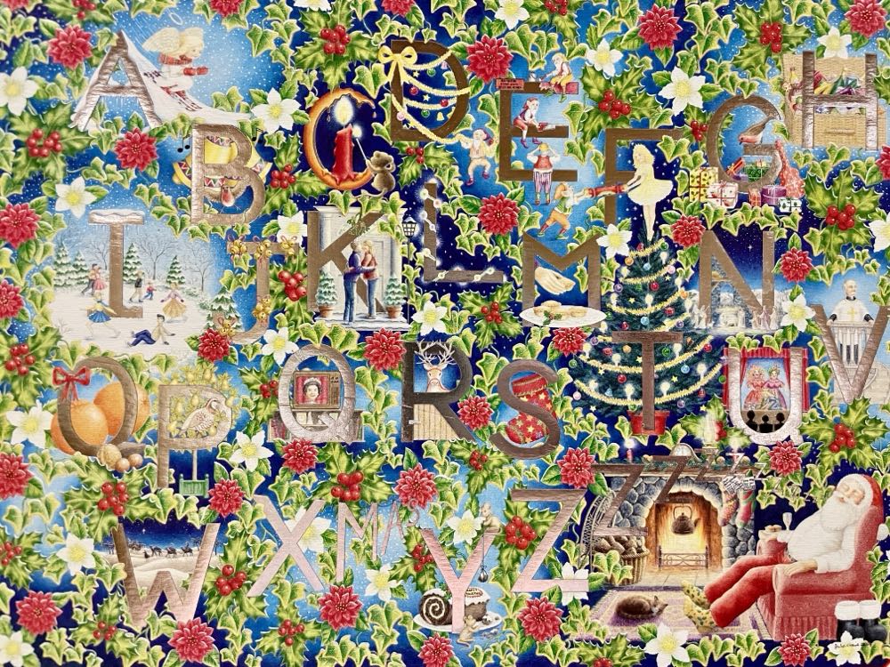 Festive Alphabet - Ravensburger puzzle collectible [Barcode 4005556803354] - Main Image 2