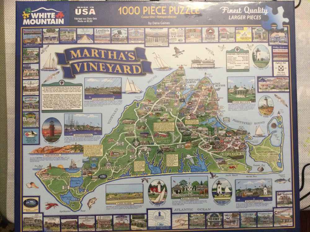 Martha’s Vineyard - White Mountain puzzle collectible [Barcode 724819258239] - Main Image 2