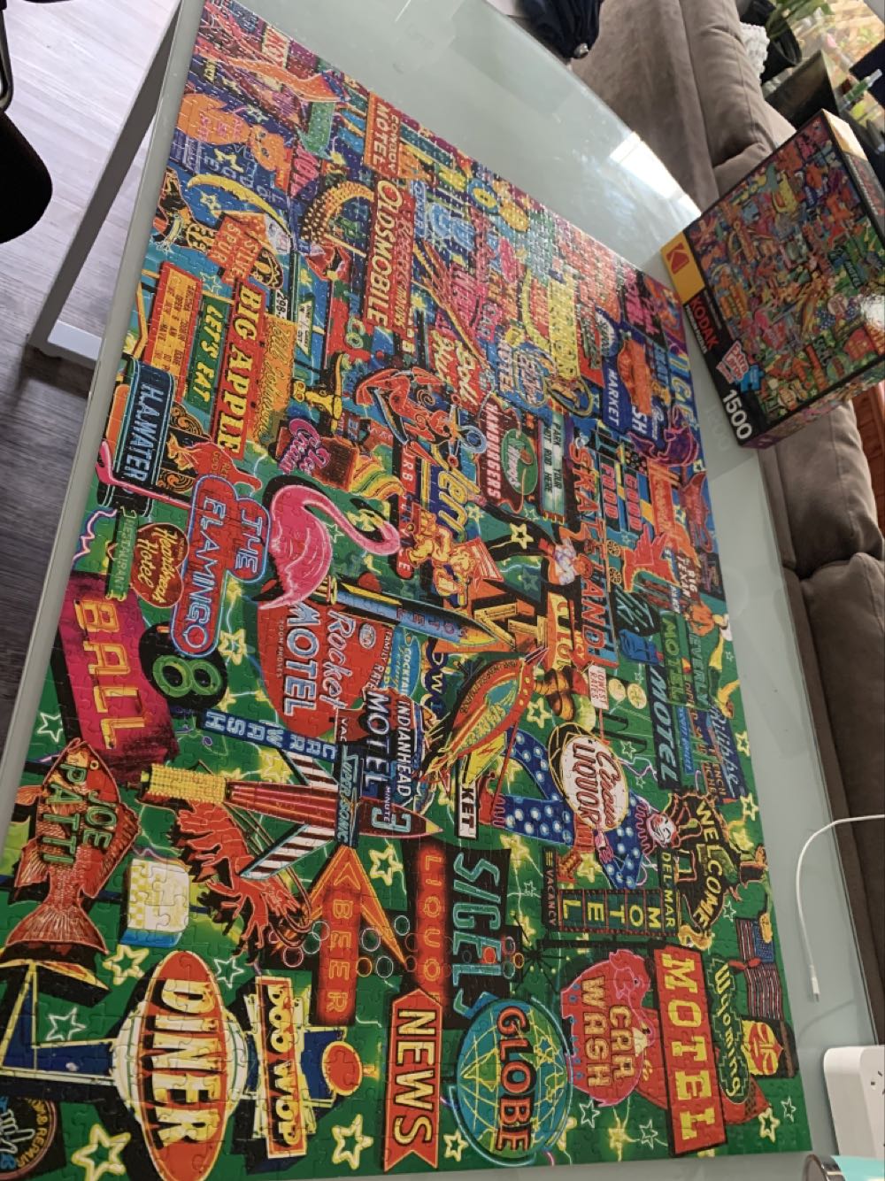 50’s Diner By Edward Wargo - Kodak puzzle collectible [Barcode 4895145489409] - Main Image 4