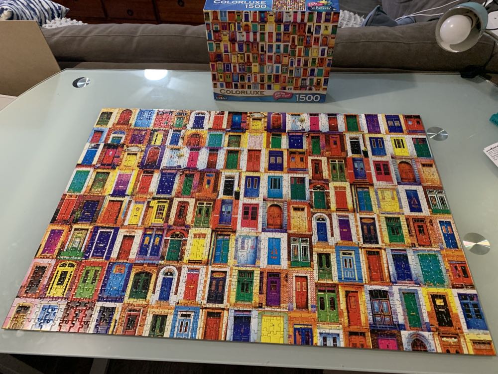 Colourful Dutch Windows And Doors - CraZArt puzzle collectible [Barcode 9341102313522] - Main Image 2