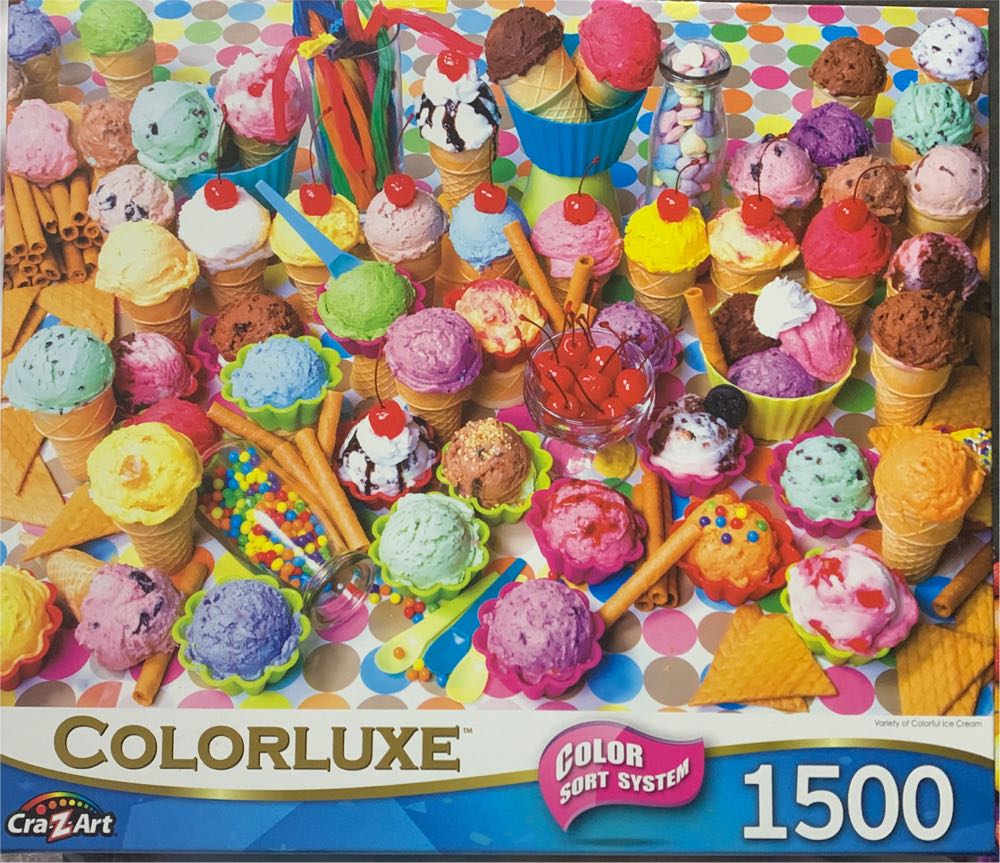 Variety Of Colourful Ice Cream - CraZArt puzzle collectible [Barcode 9341102313522] - Main Image 2