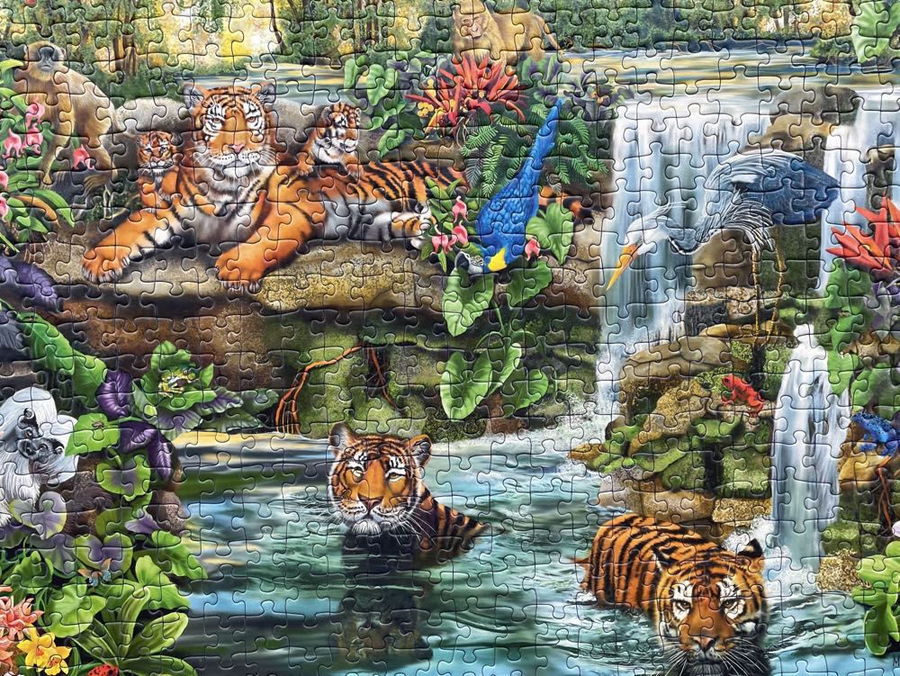 Tiger Falls - Ravensburger puzzle collectible [Barcode 4005556141050] - Main Image 2