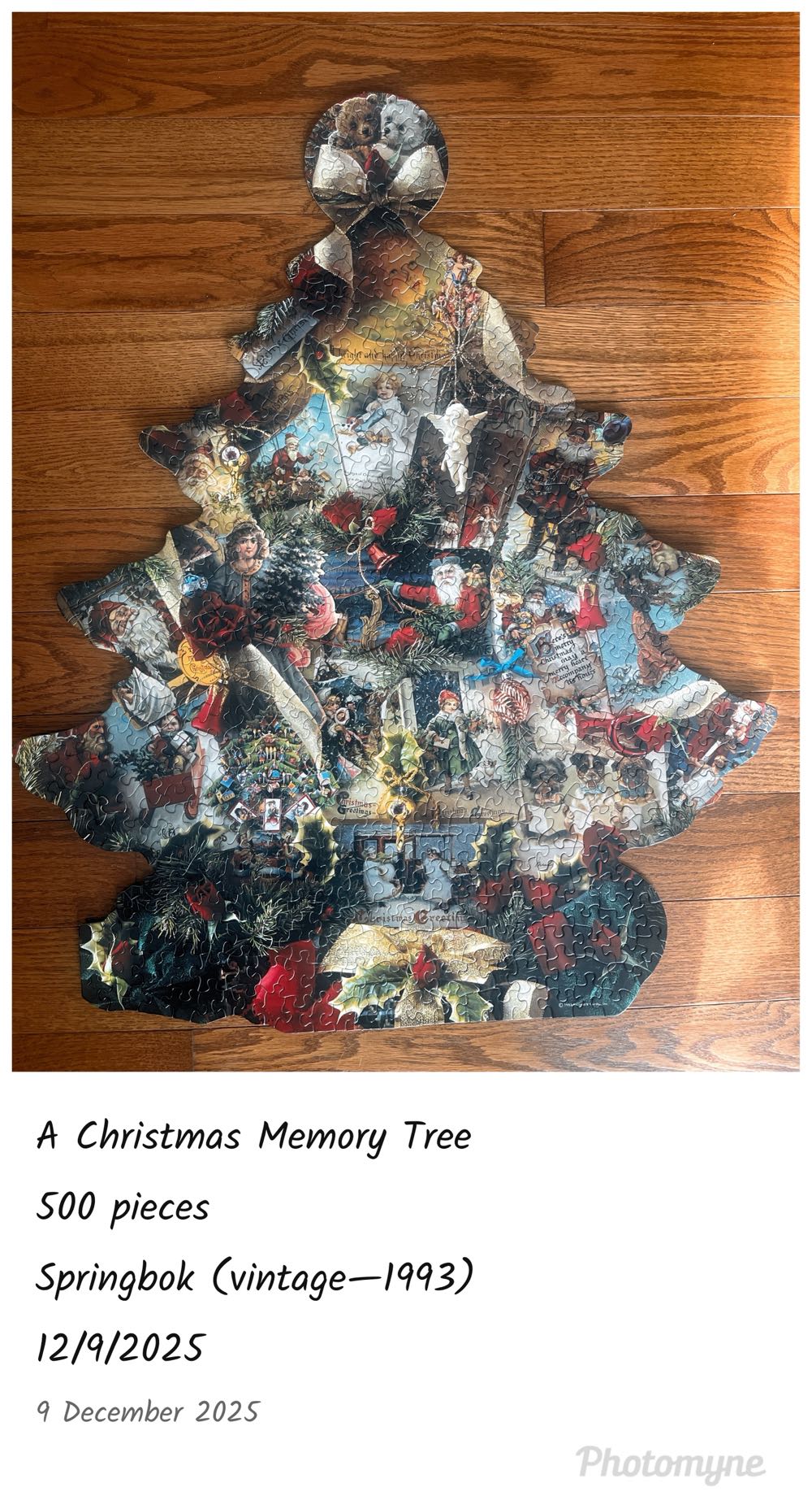 A Christmas Memory Tree - Springbok puzzle collectible - Main Image 3