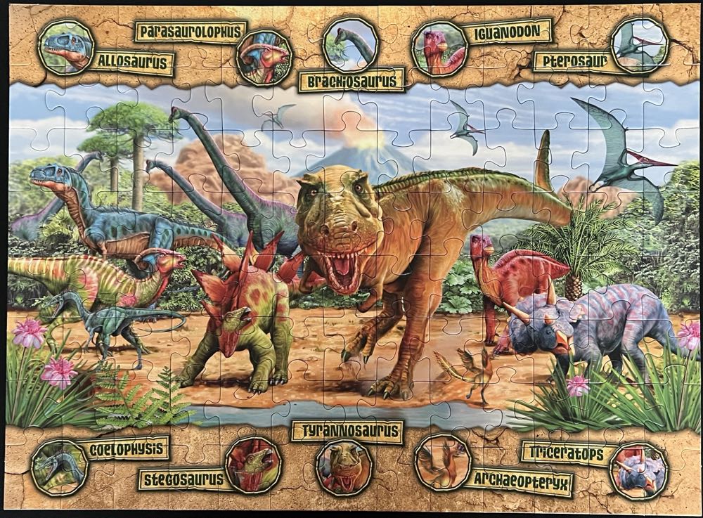 Dinosaurs - Ravensburger puzzle collectible [Barcode 4005556106097] - Main Image 2