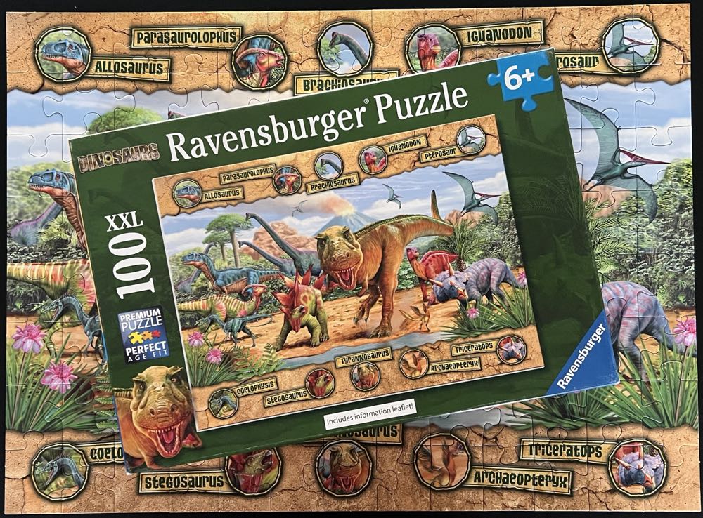 Dinosaurs - Ravensburger puzzle collectible [Barcode 4005556106097] - Main Image 4