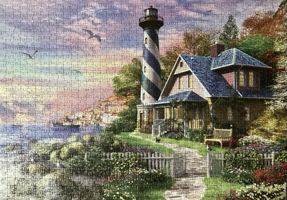 Lighthouse At Rock Bay - Educa puzzle collectible [Barcode 8412668177406] - Main Image 2