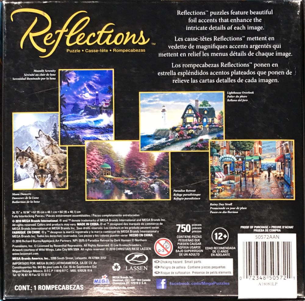 Rainy Day Stroll - Mega Puzzles puzzle collectible [Barcode 072348505721] - Main Image 2