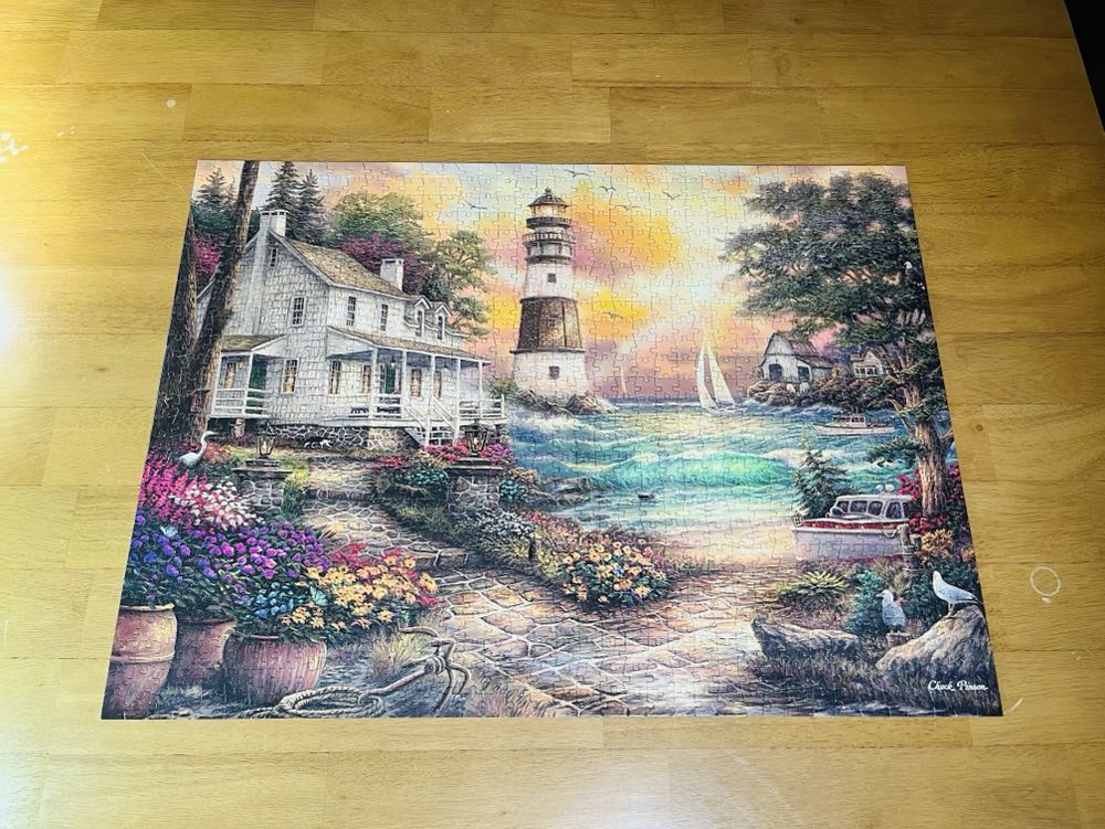 Cottage by the Sea - Buffalo 🇺🇸 puzzle collectible [Barcode 079346113989] - Main Image 2