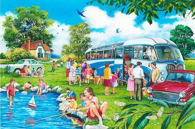 Coach Trip - HOP 🇬🇧 puzzle collectible [Barcode 5060002002667] - Main Image 2