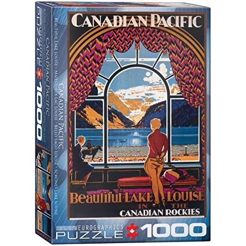 CP Rail Beautiful Lake Louise - Eurographics puzzle collectible [Barcode 628136603232] - Main Image 1