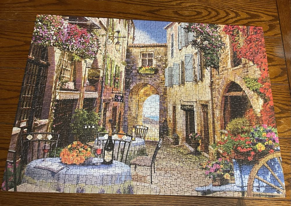 French Village - Cobble Hill puzzle collectible [Barcode 625012571197] - Main Image 2