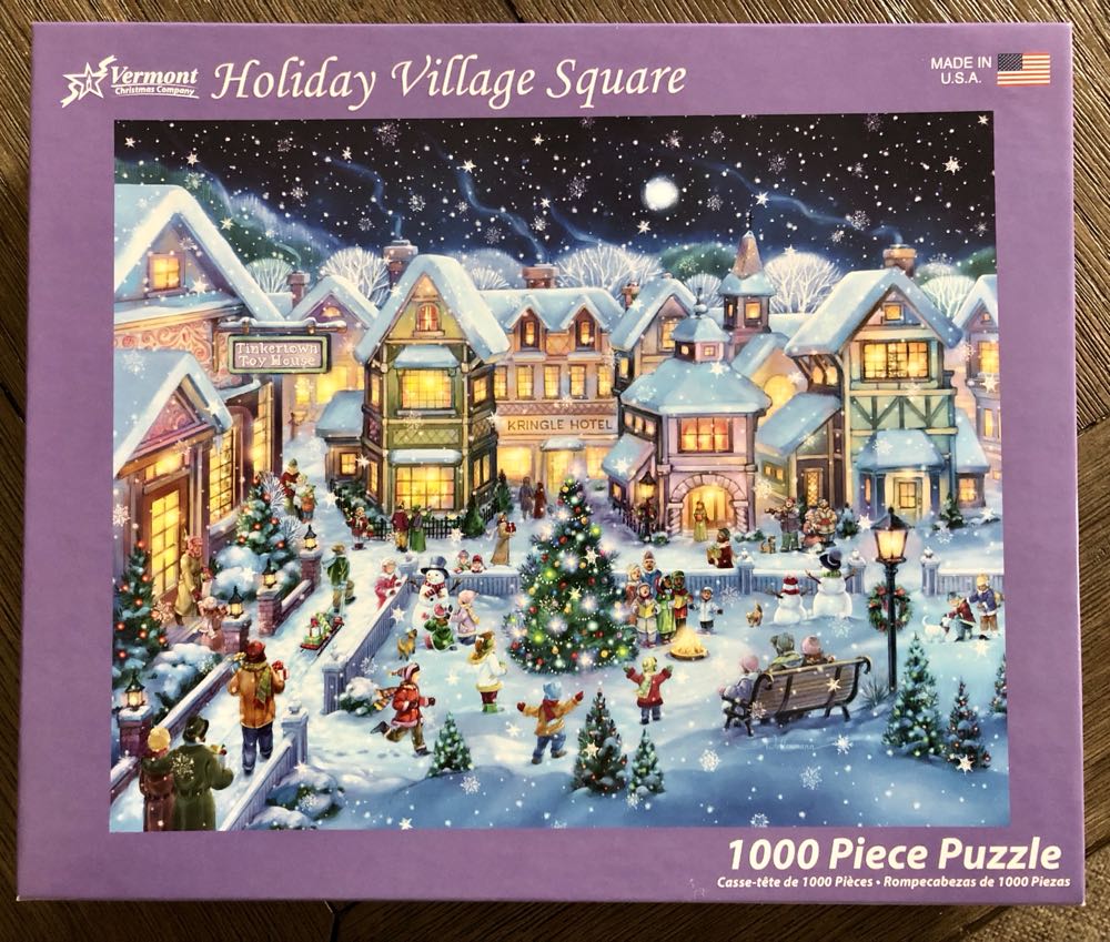 Holiday Village Square - Vermont Christmas  Company puzzle collectible [Barcode 871241009745] - Main Image 3