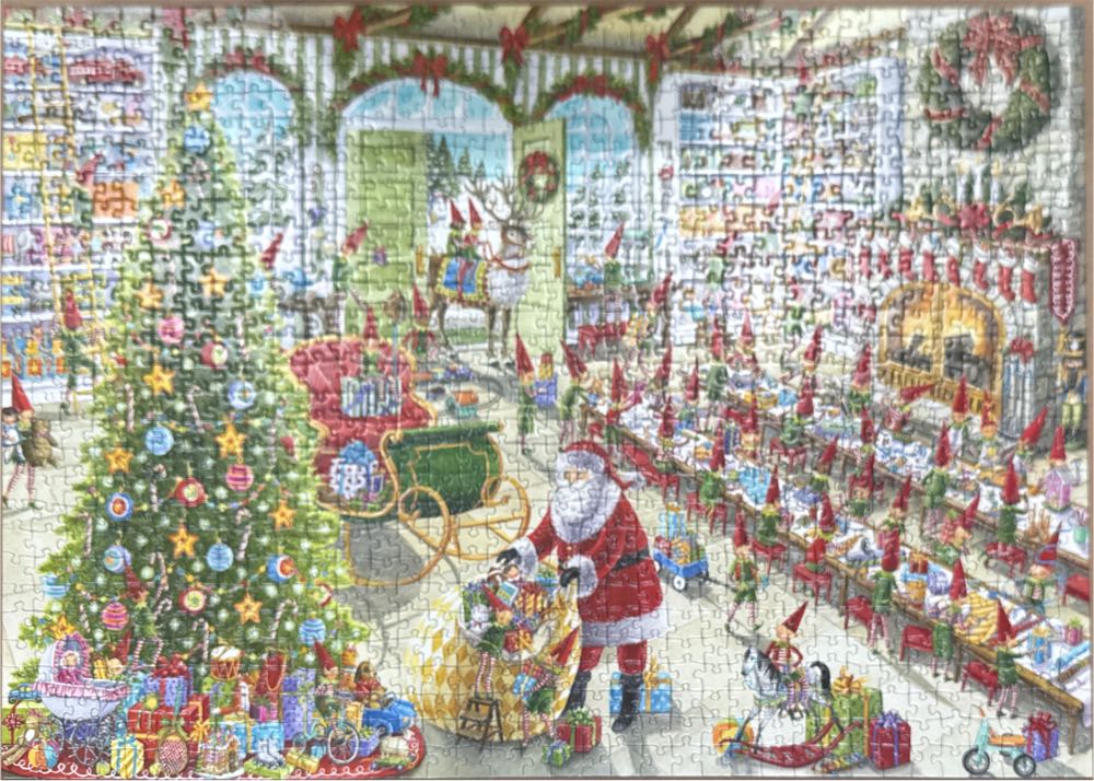 Santa’s Ready - Ravensburger puzzle collectible [Barcode 4005556196685] - Main Image 2