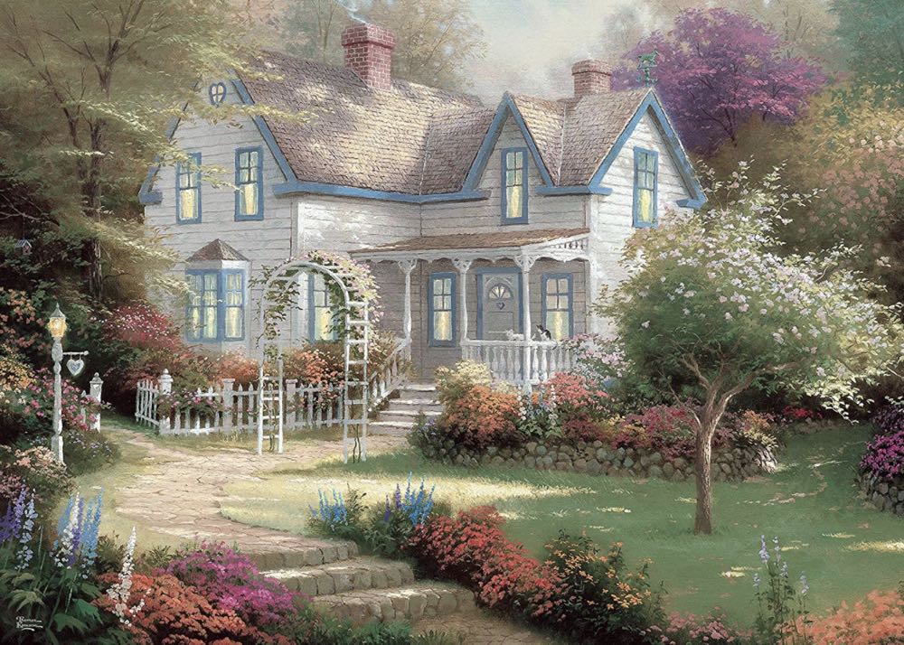 Thomas Kinkade : Home is Where The Heart Is II - Ceaco puzzle collectible [Barcode 021081332859] - Main Image 2