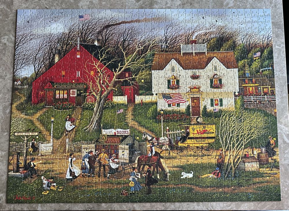 Fireside Companions - MB Puzzle puzzle collectible [Barcode 079346114344] - Main Image 3