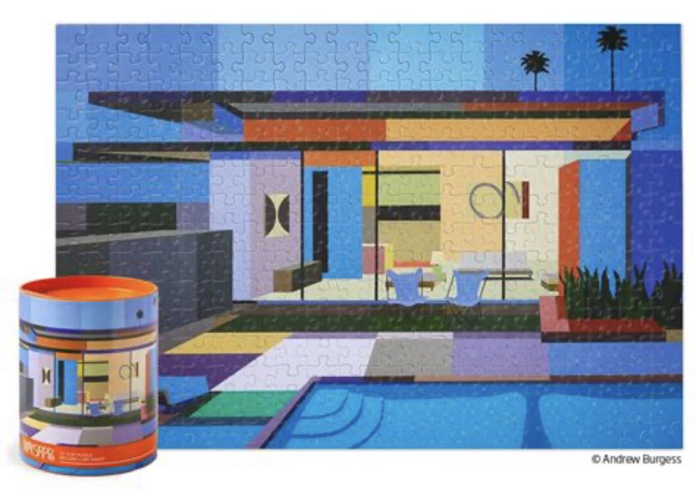 Palm Springs Mid-century Architecture - Werkshoppe puzzle collectible [Barcode 810052900346] - Main Image 2