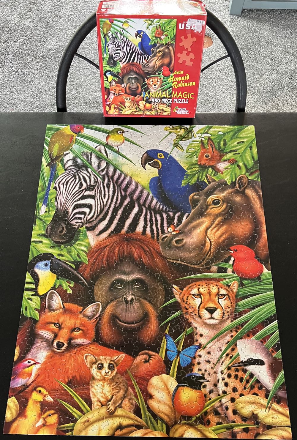 ***Animal Magic-BORROW - White Mountain puzzle collectible [Barcode 724819251537] - Main Image 3