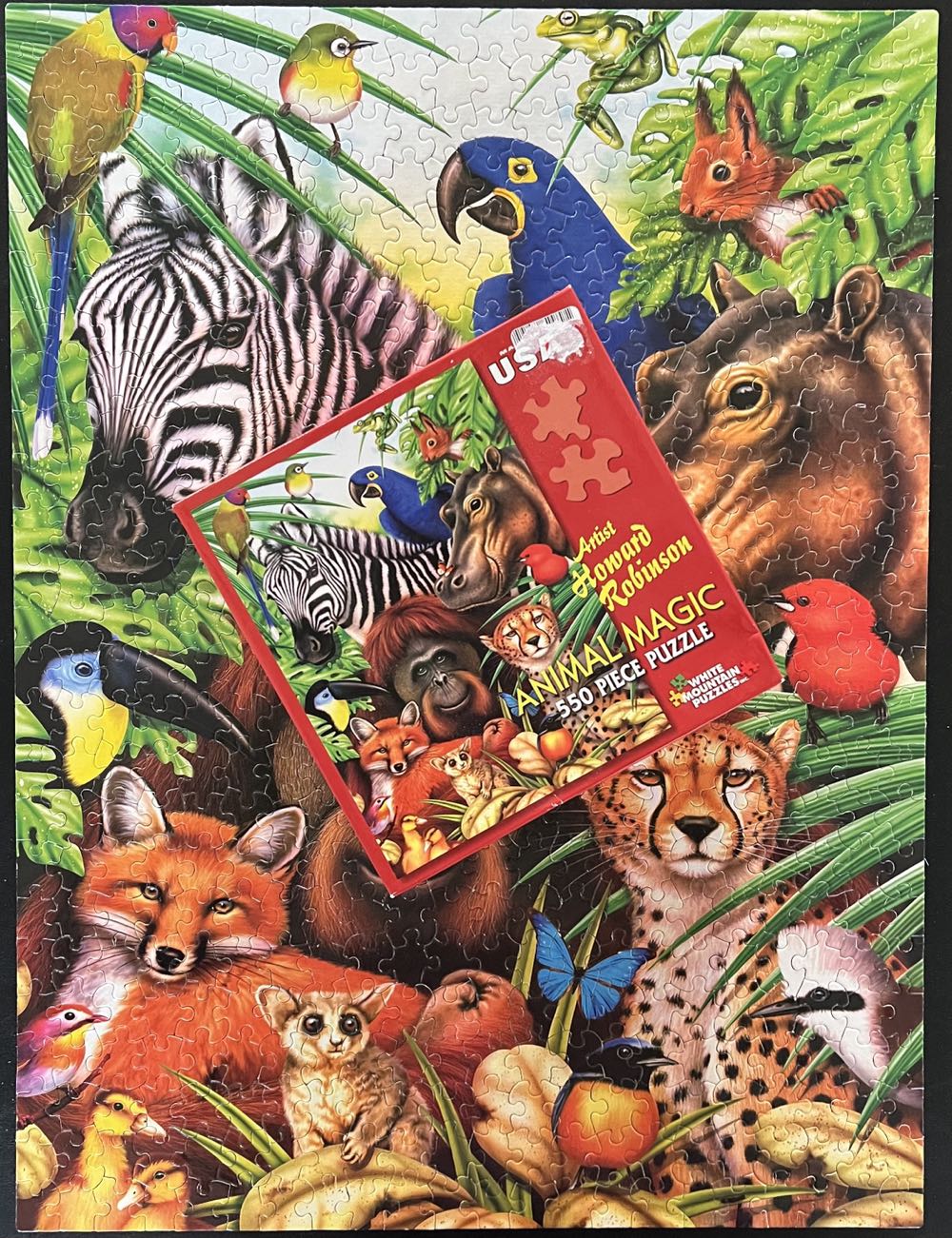 ***Animal Magic-BORROW - White Mountain puzzle collectible [Barcode 724819251537] - Main Image 4