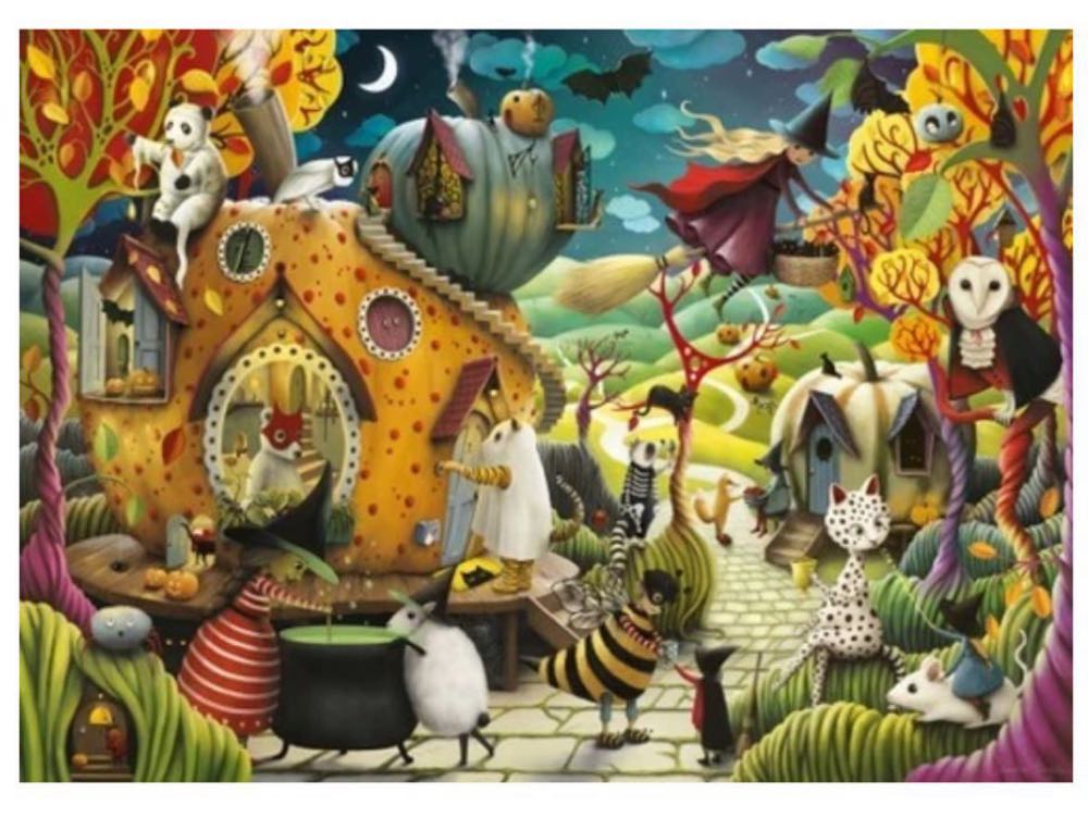 Happy Halloween (No. 16913 9) - Ravensburger puzzle collectible - Main Image 2