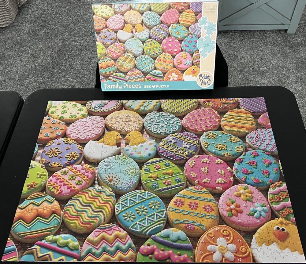 Easter Cookies - Cobble Hill puzzle collectible [Barcode 625012546003] - Main Image 3