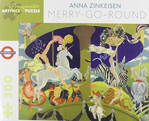 Anna Zinkeisen Merry-go-round 300-piece Jigsaw Puzzle  puzzle collectible [Barcode 9780764968778] - Main Image 1