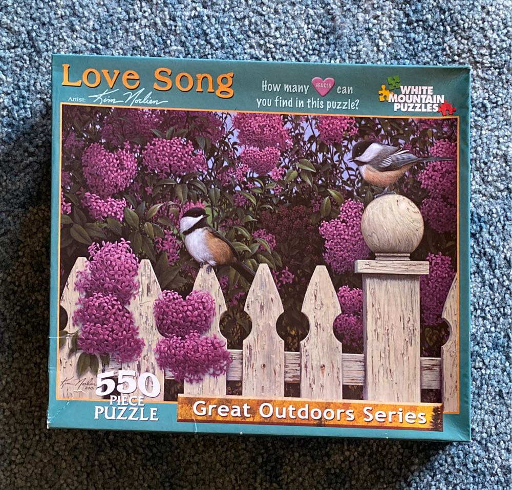 Love Song - SOLD ✅ - White Mountain puzzle collectible [Barcode 724819249169] - Main Image 1