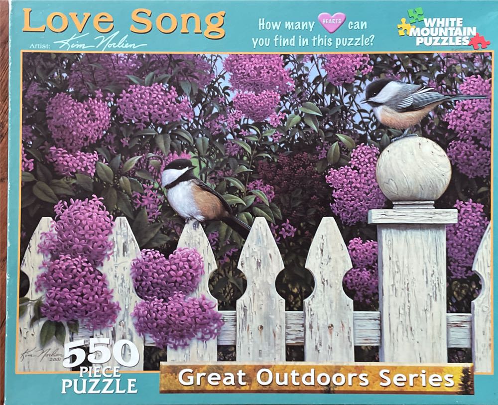 Love Song - SOLD ✅ - White Mountain puzzle collectible [Barcode 724819249169] - Main Image 2