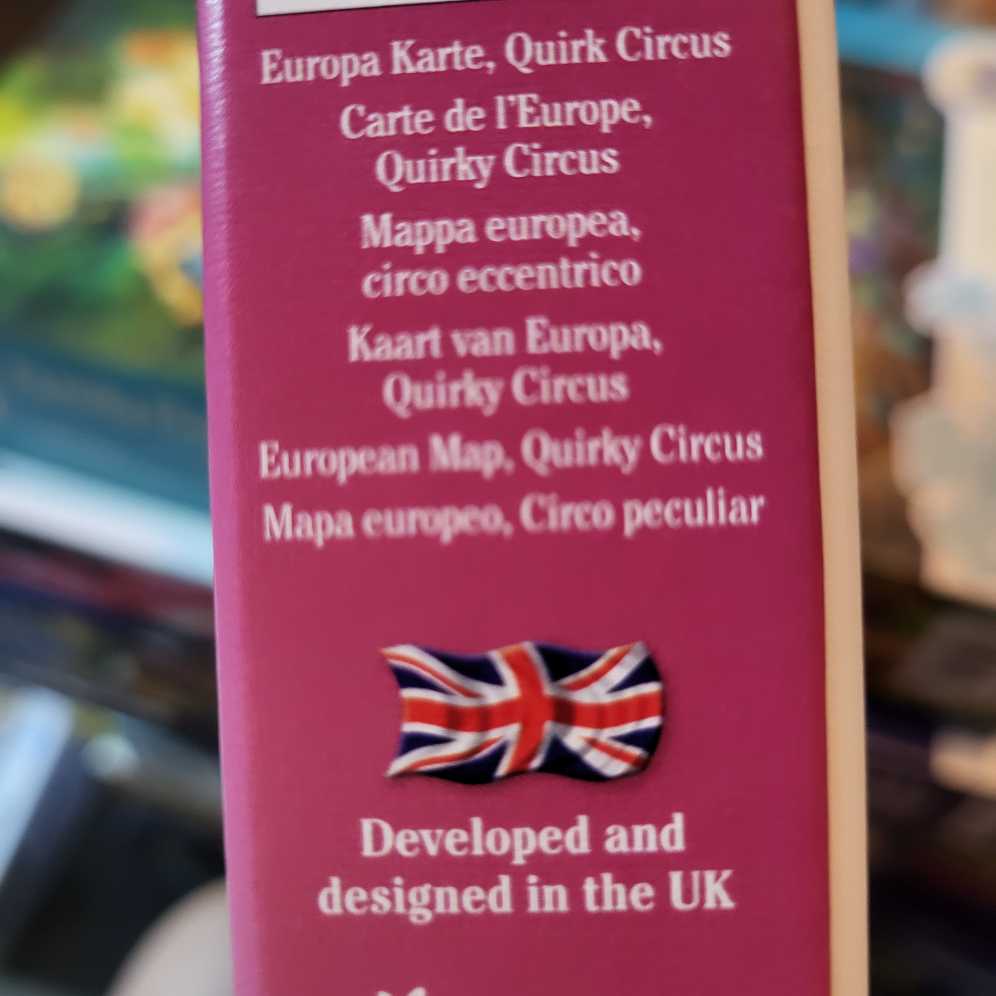Quirky Circus European Map - Ravensburger 🇩🇪 puzzle collectible [Barcode 4005556167609] - Main Image 3
