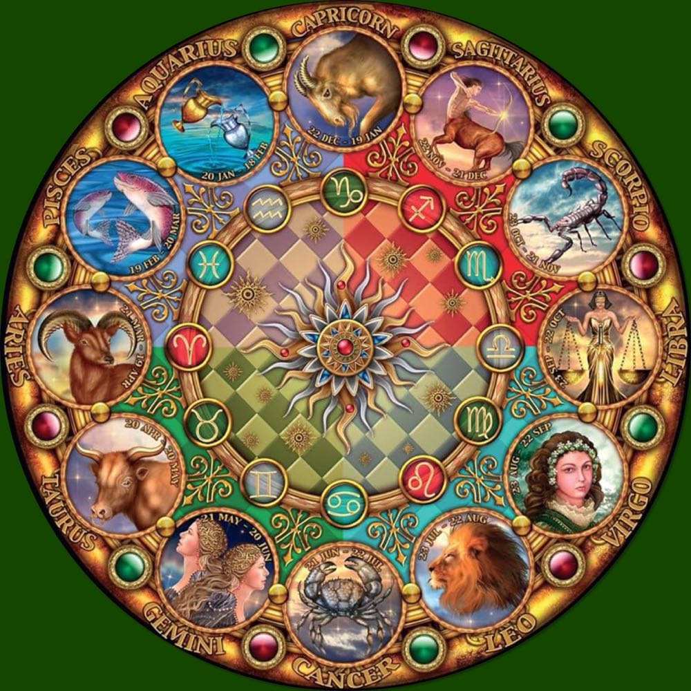 Horoscope 🔴🟦 - Falcon de luxe puzzle collectible [Barcode 8710126110959] - Main Image 2