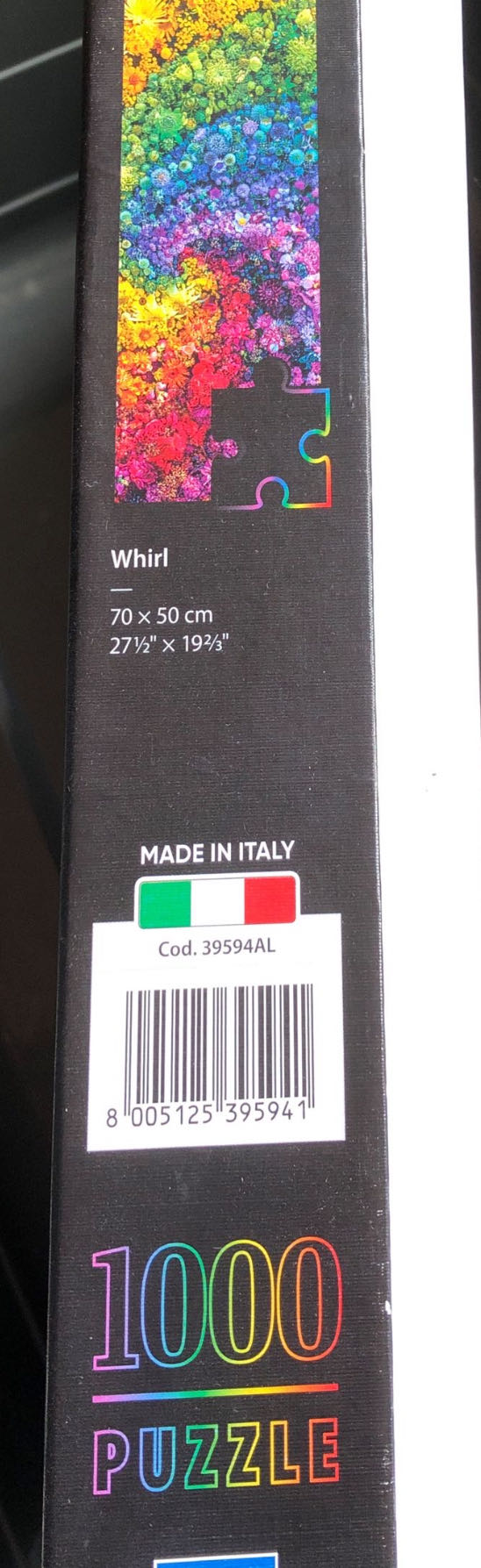 Color Boom : Whirl - Clementoni puzzle collectible [Barcode 8005125395941] - Main Image 3