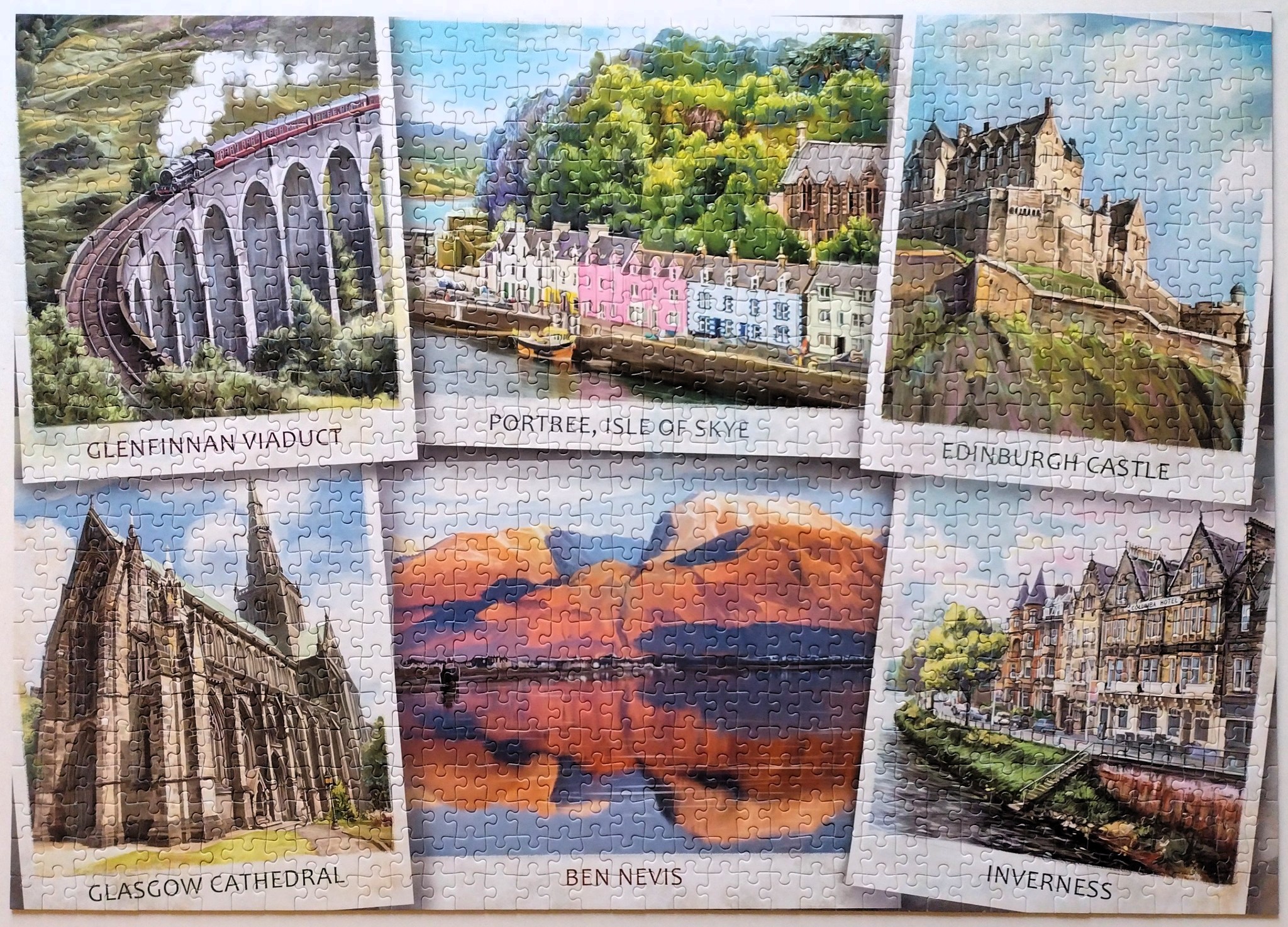 Greetings From Scotland - From Elise Wong - Falcon de luxe puzzle collectible [Barcode 8710126113257] - Main Image 2
