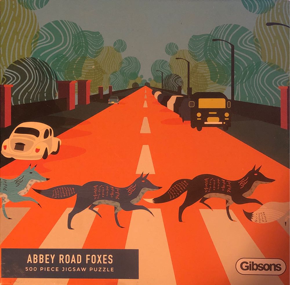 Abbey Road Foxes - Gibsons puzzle collectible [Barcode 5012269036053] - Main Image 2