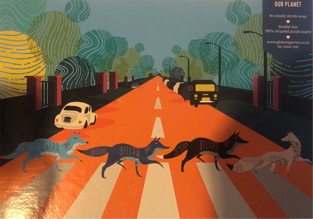 Abbey Road Foxes - Gibsons puzzle collectible [Barcode 5012269036053] - Main Image 4