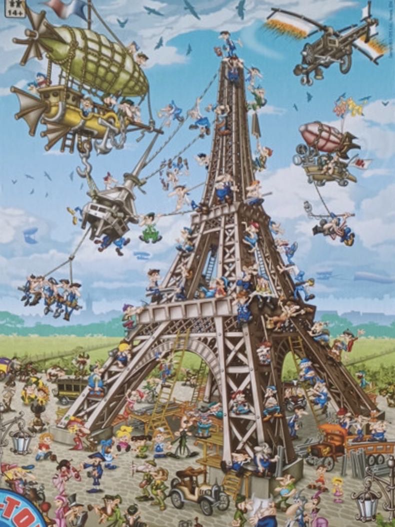 Eiffel Touwer 1.000 Piese Dtoys-61218-cc11-74683 - D-TOYS puzzle collectible [Barcode 5947502874683] - Main Image 2