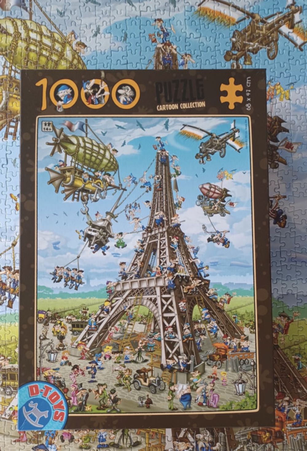 Eiffel Touwer 1.000 Piese Dtoys-61218-cc11-74683 - D-TOYS puzzle collectible [Barcode 5947502874683] - Main Image 4