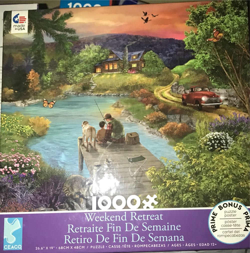 Weekend Retreat -  Ceaco puzzle collectible [Barcode 021081310055] - Main Image 1